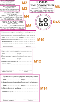 Drukarnia Internetowa Galar.pl piecztki parametry