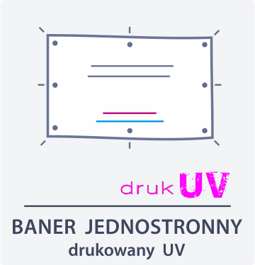 baner jednostronny UV Drukarnia DGprint.pl