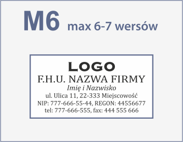 pieczątka M6 - ikona