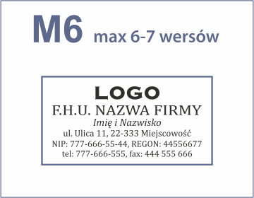 pieczątka M6 - ikona tył