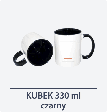 kubek czarny - tył