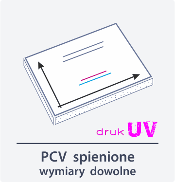 Płyty PCV format dowolny - tył