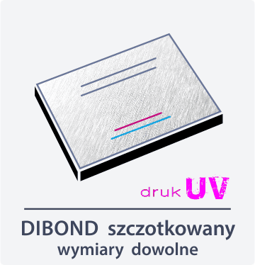 Płyty DIBOND szczotkowany format dowolny