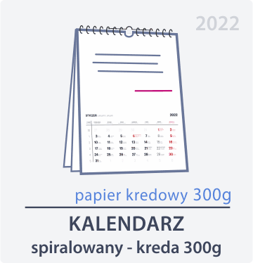 kalendarze spiralowane kreda 300g Drukarnia DGprint.pl 1