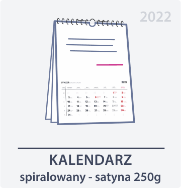 kalendarze spiralowane offset 250g Drukarnia DGprint.pl