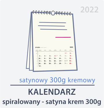 kalendarze spiralowane kremowy 300g Drukarnia DGprint.pl 1