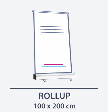 Roll-up 100x200 - tył