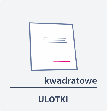 ulotki kwadratowe Drukarnia Dgprint.pl A
