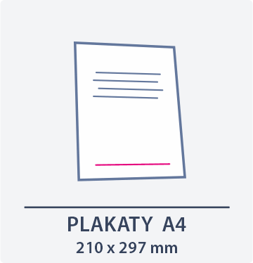 ikona plakat a4 - Drukarnia DGprint.pl