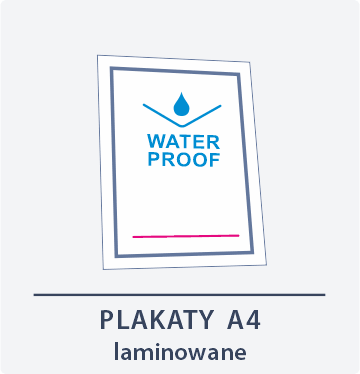 ikona plakat Laminowany A4 - Drukarnia DGprint.pl