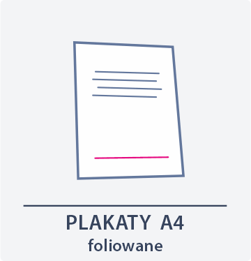 ikona plakat Folia A4- Drukarnia DGprint.pl