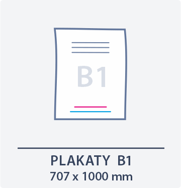 ikona plakat B1 - Drukarnia DGprint.pl