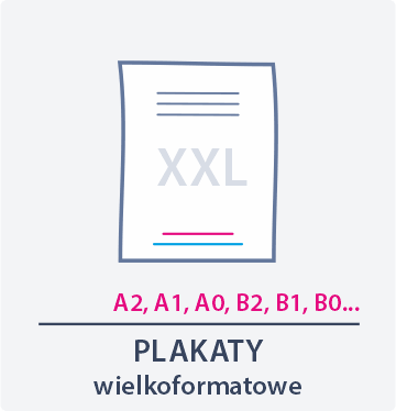 ikona PLAKATY Wielkoformatowe - Drukarnia DGprint.pl