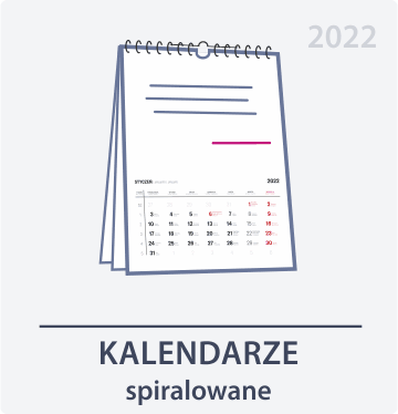 ikona kalendarze spiralowane Drukarnia DGprint.pl 1