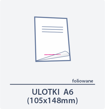 ulotka foliowana A6 Drukarnia Dgprint.p