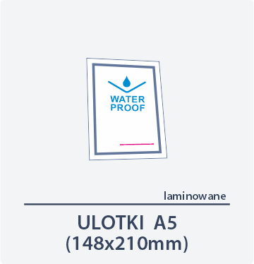 ulotka laminowana A5 Drukarnia Dgprint.pl