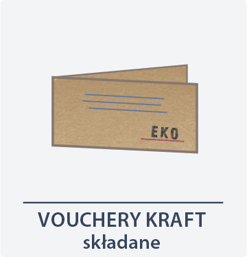 folia voucher kraft składadny DGprint.pl B